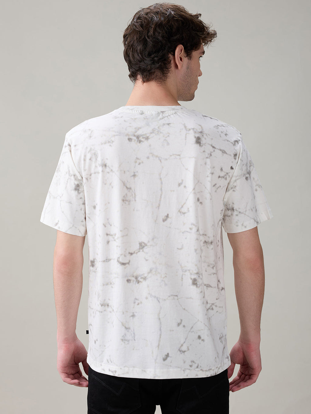 Status Quo Men's Typography Print Round Neck Regular Fit T-Shirt