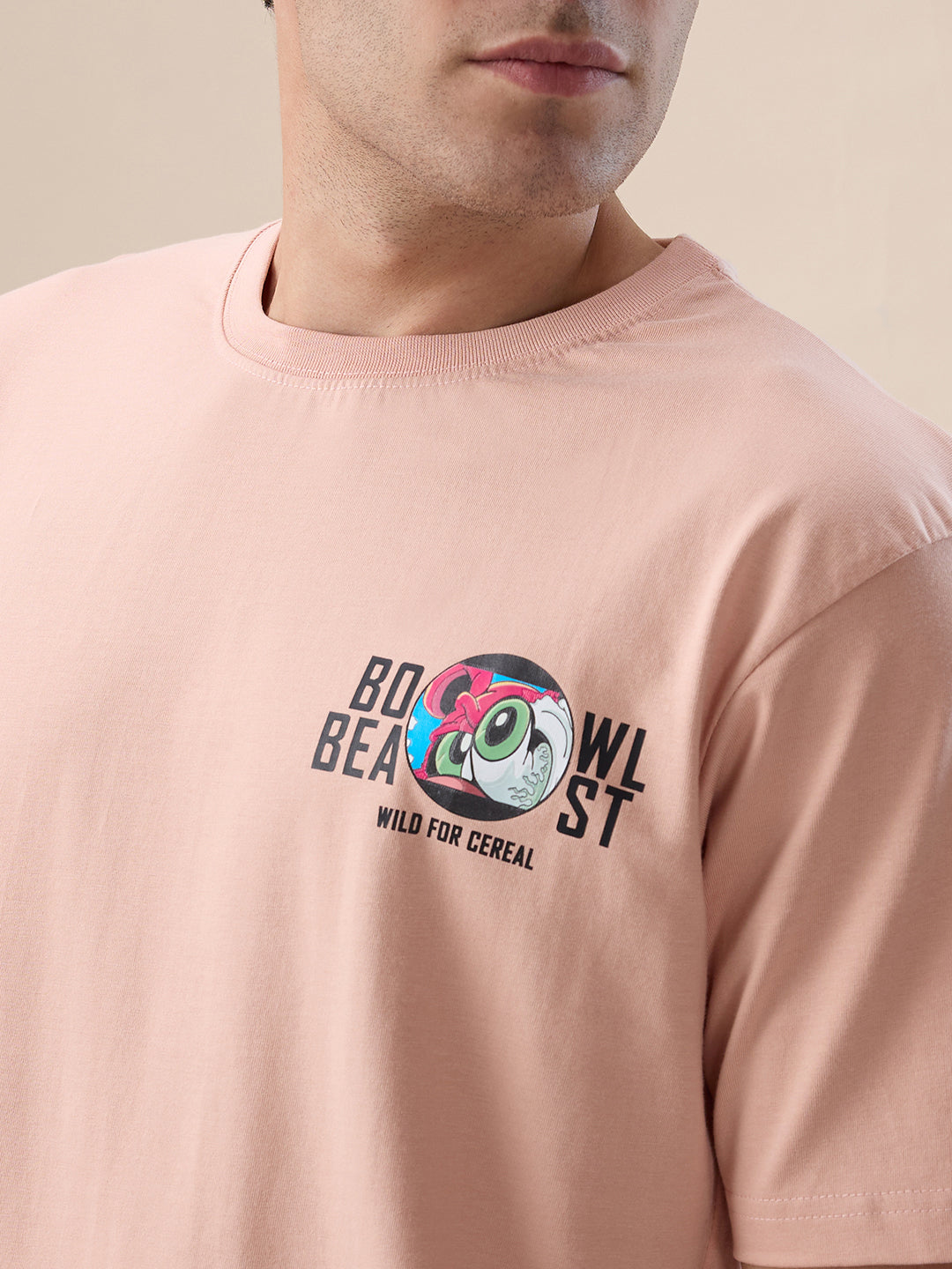 Misty Rose Backprint T-Shirt