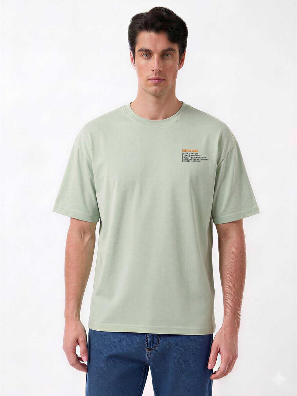 Mint Graphic Statement T-Shirt