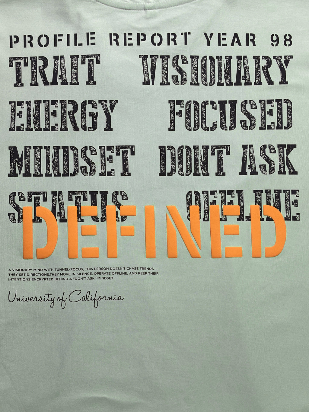 Mint Graphic Statement T-Shirt