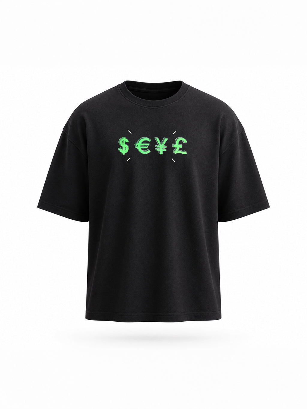 Typography Printed Oversized T-shirt
