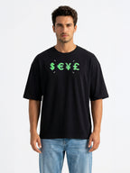 Typography Printed Oversized T-shirt