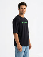 Typography Printed Oversized T-shirt
