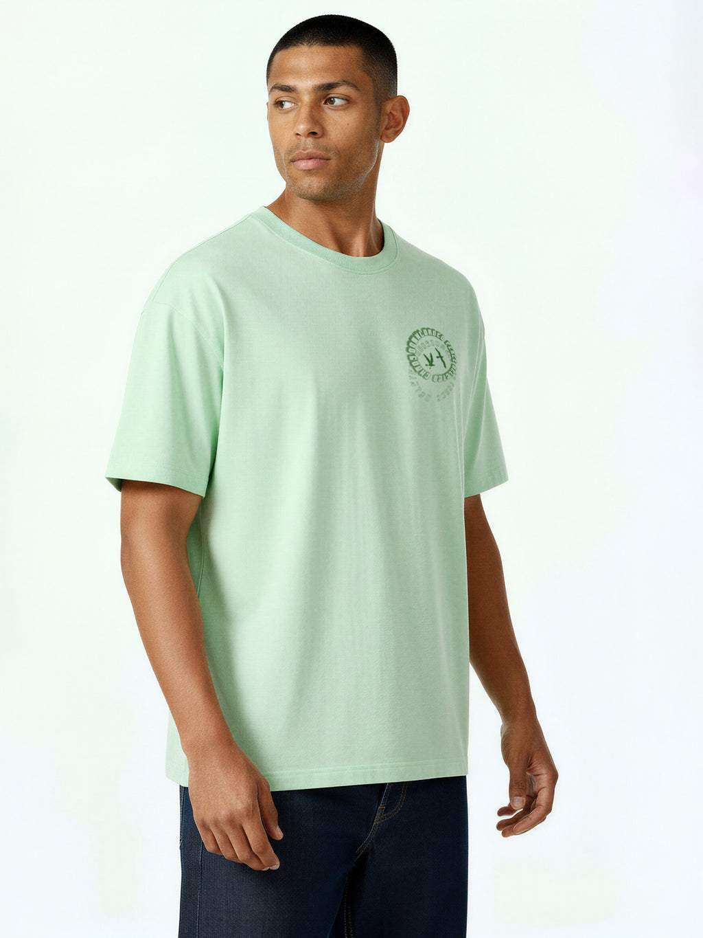 Mint Graphic Print T-Shirt