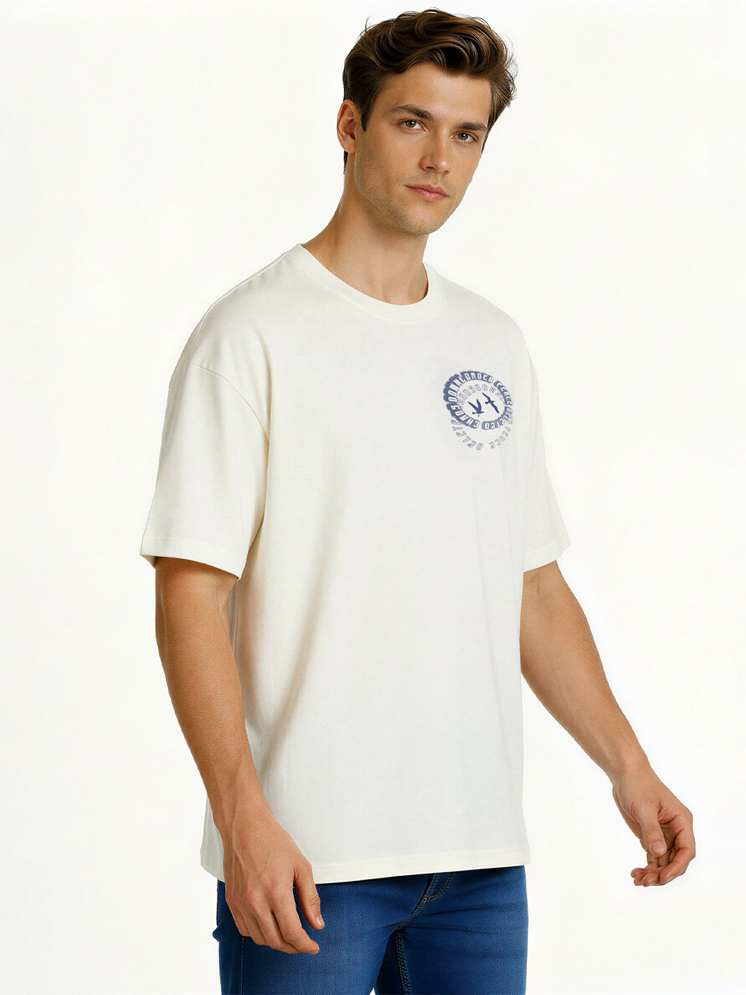 Off White Graphic Print T-Shirt