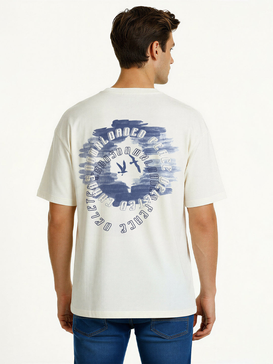 Off White Graphic Print T-Shirt