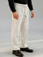 Sand Dune Textured Drawcord Trousers