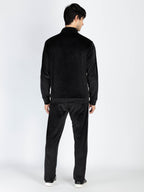 Mens Solid High Neck Tracksuit