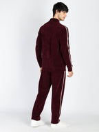 Mens Solid High Neck Tracksuit
