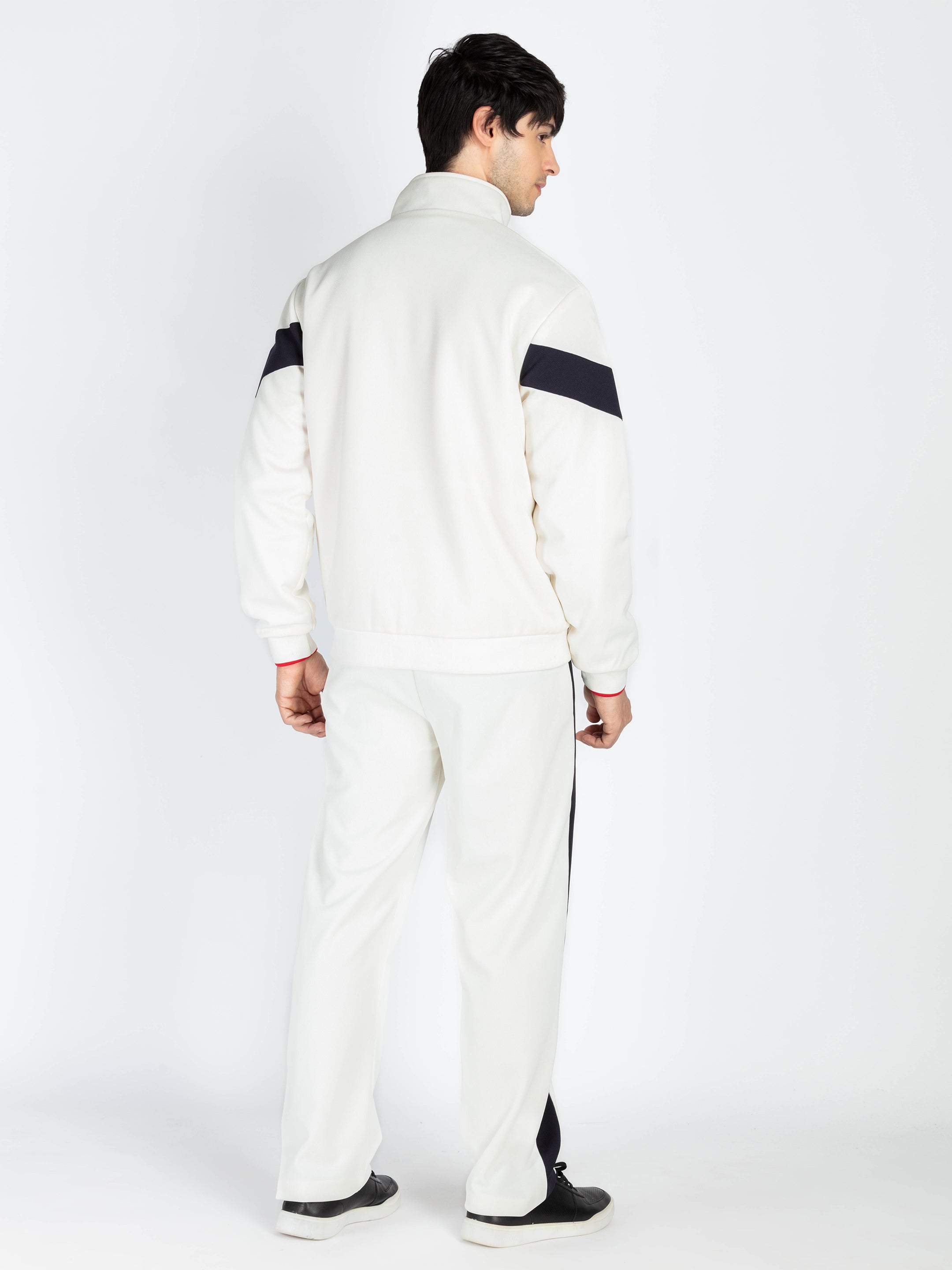 Mens Solid High Neck Tracksuit
