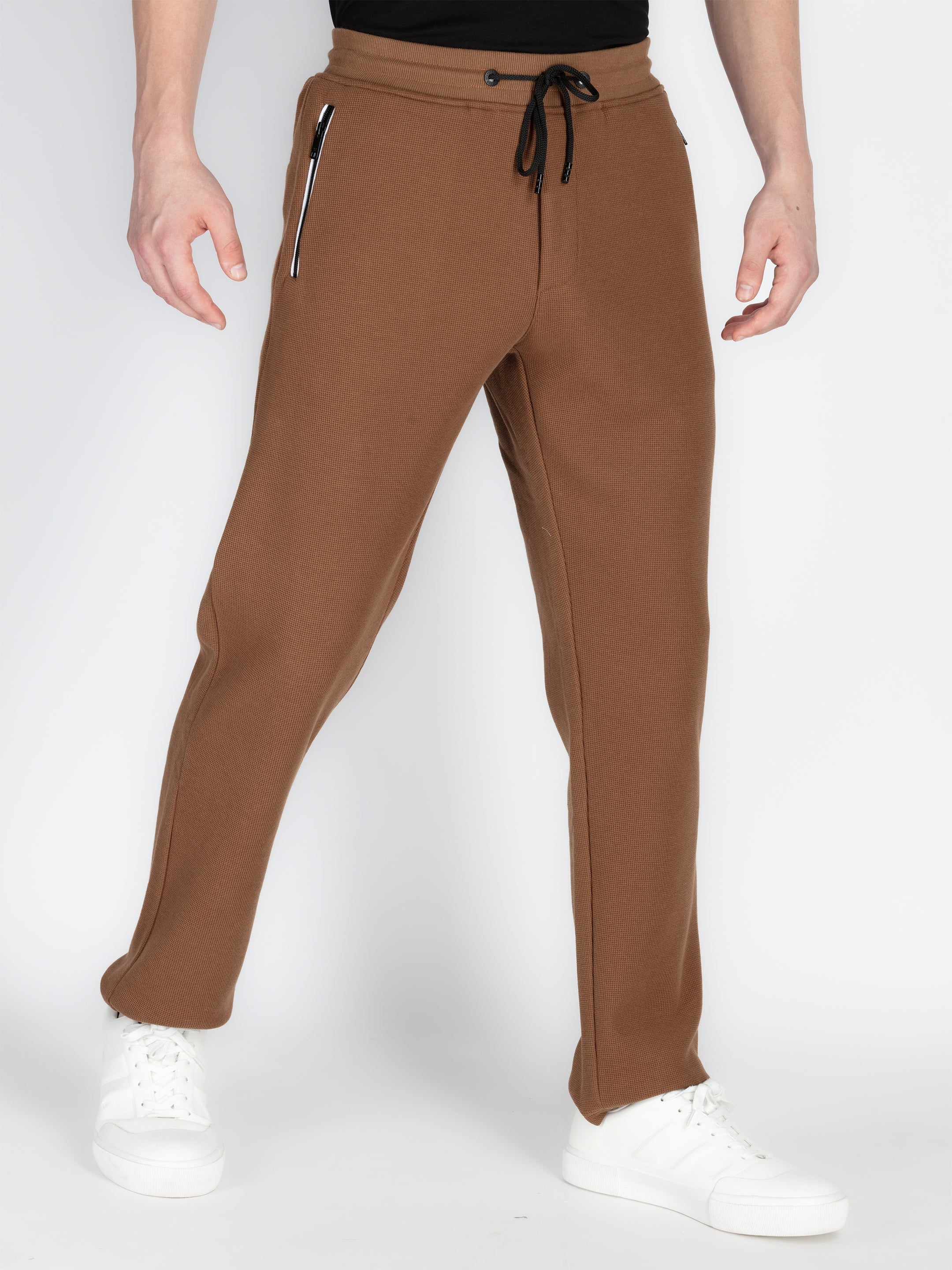 Mens Solid Regular Fit Track Pants Secondary image