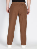 Mens Solid Regular Fit Track Pants