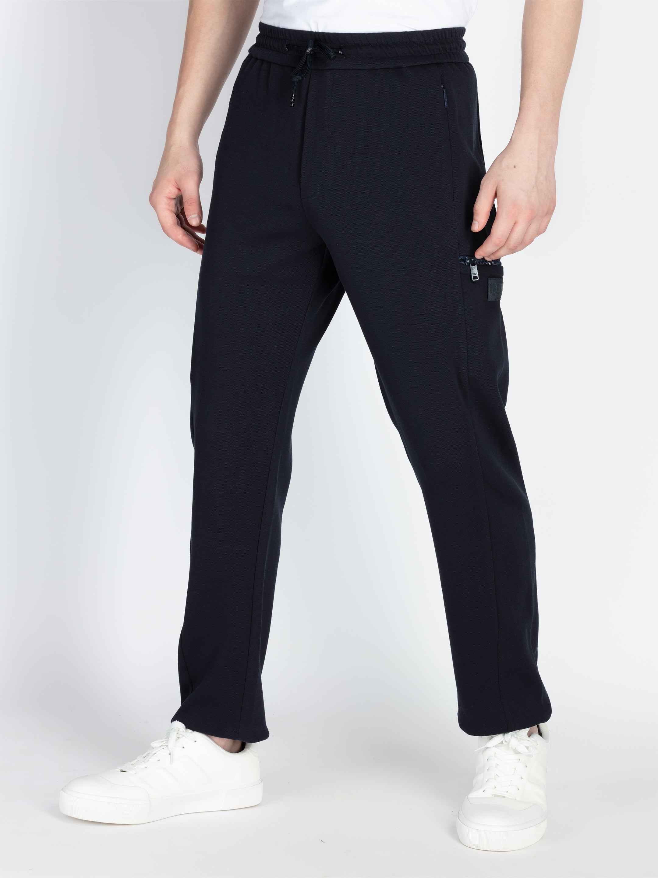 Mens Cut & Sew Regular Fit Track Pants