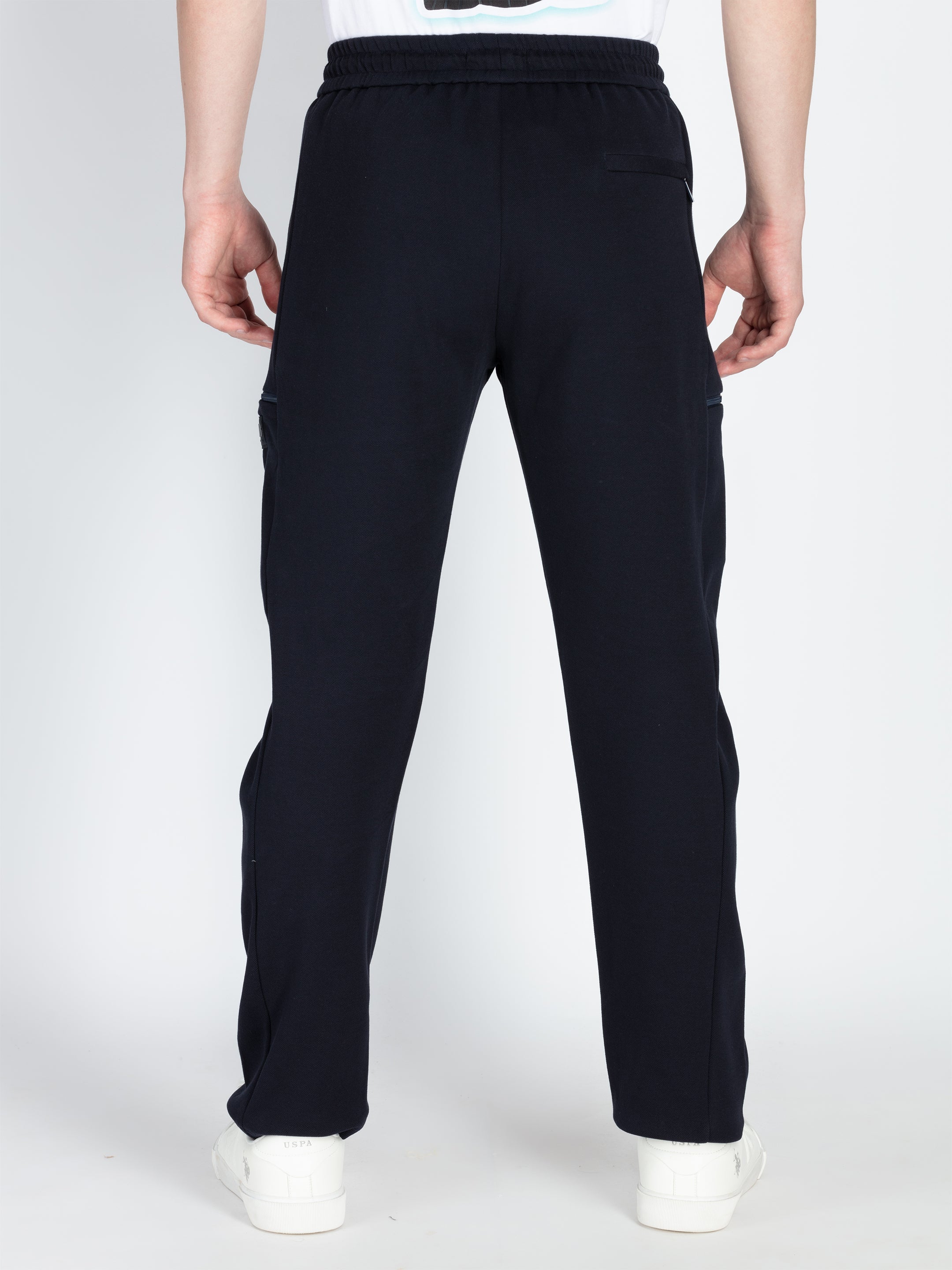 Mens Cut & Sew Regular Fit Track Pants