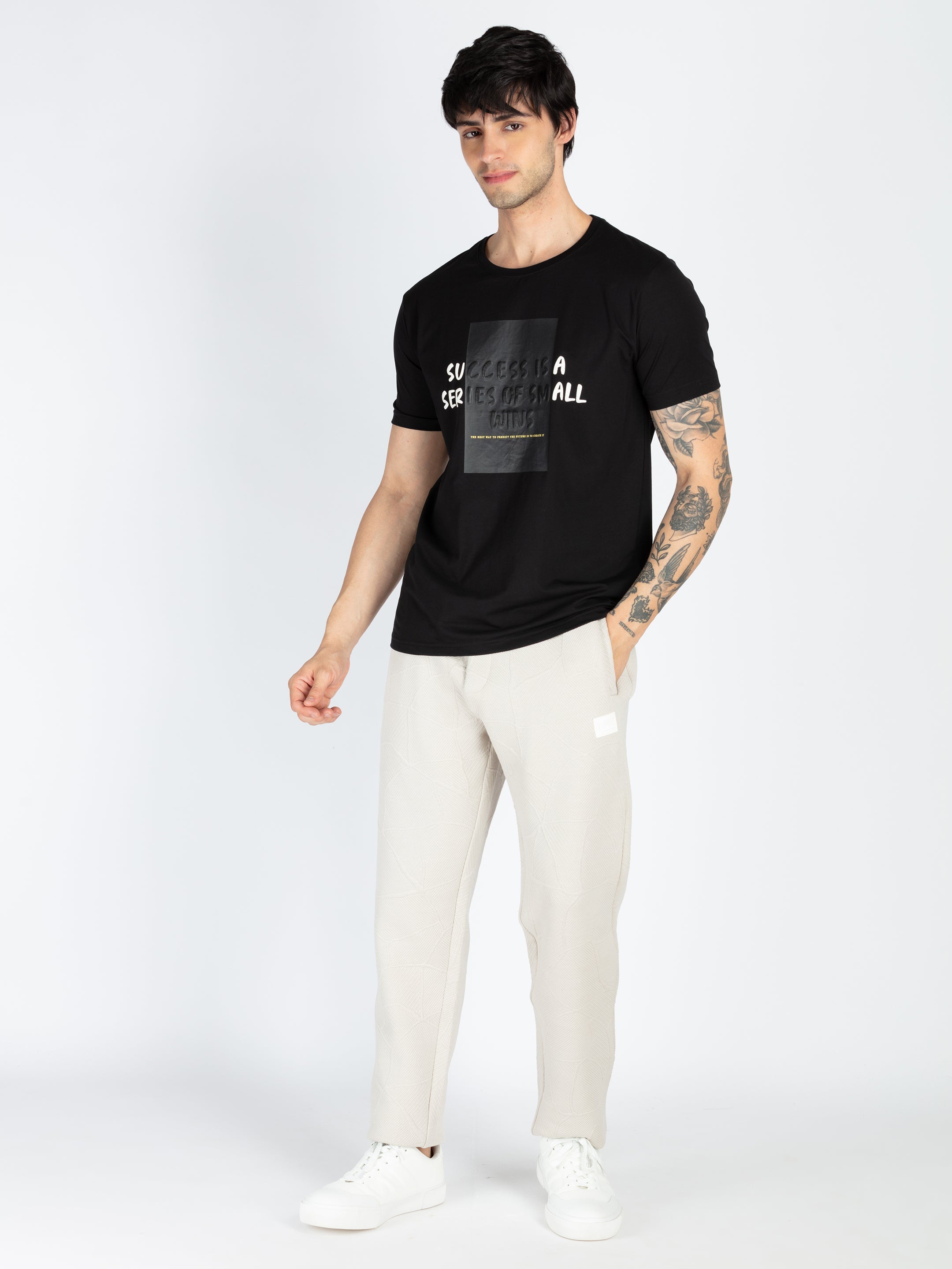 Mens Solid Regular Fit Trackpant