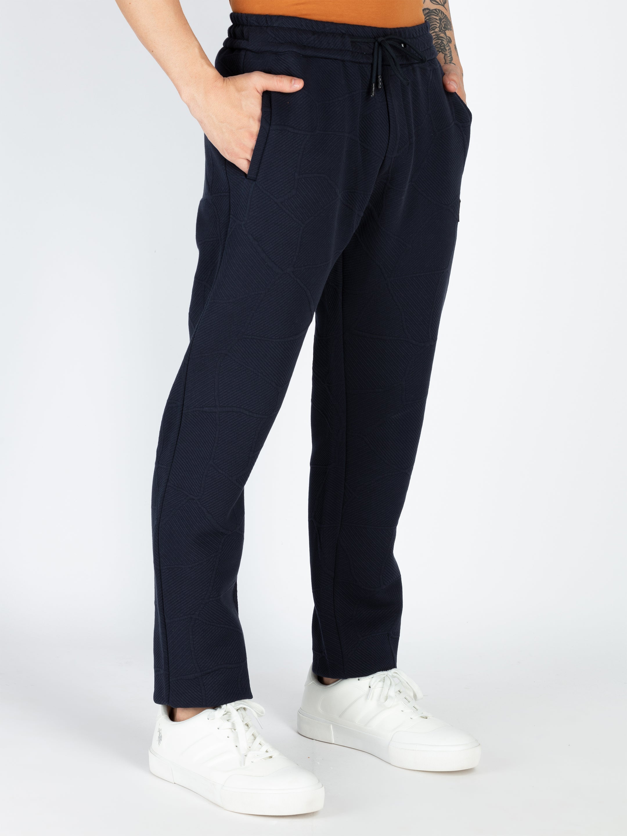 Mens Solid Regular Fit Trackpant Secondary image