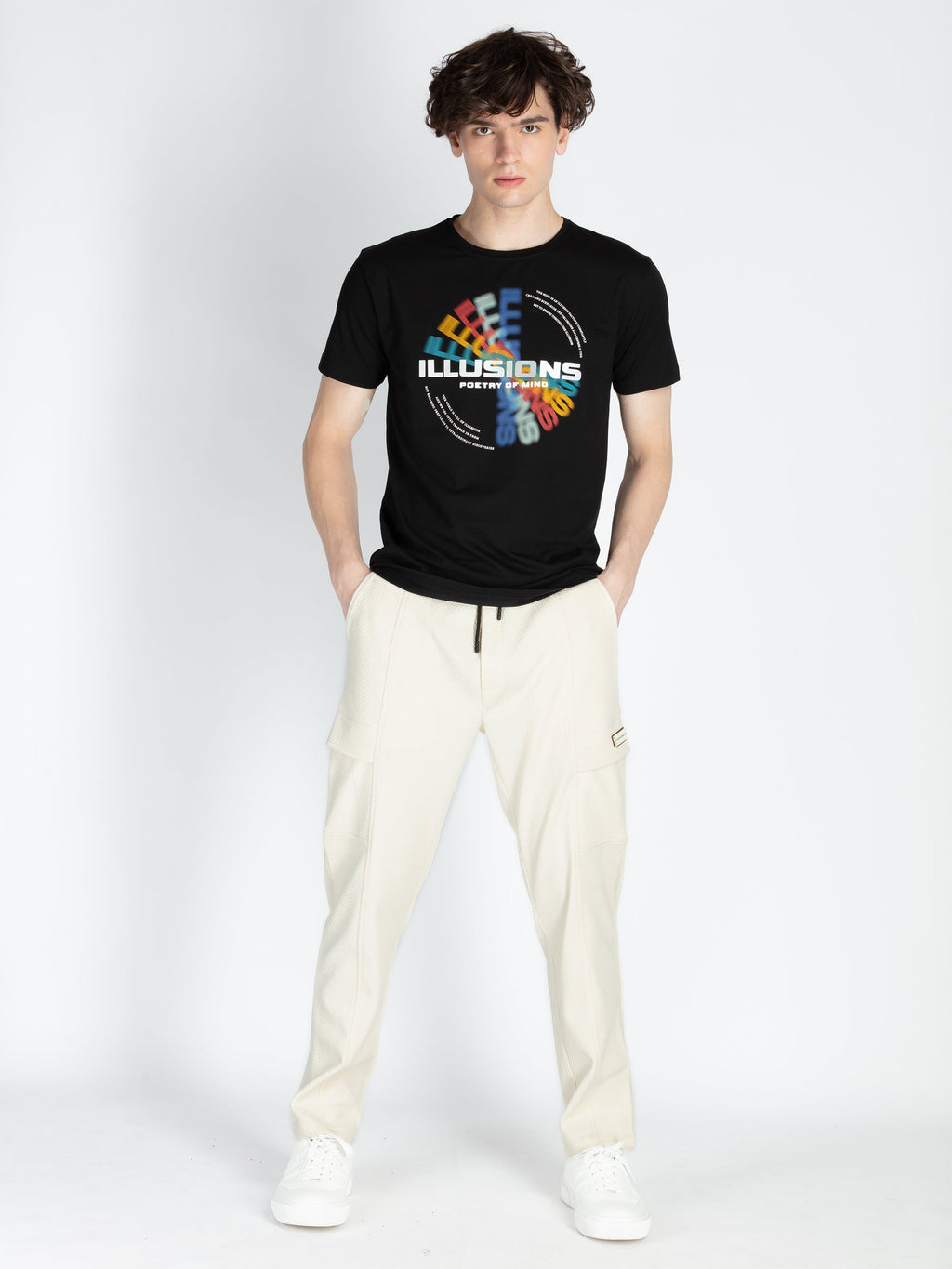 Mens Cut & Sew Track Pants