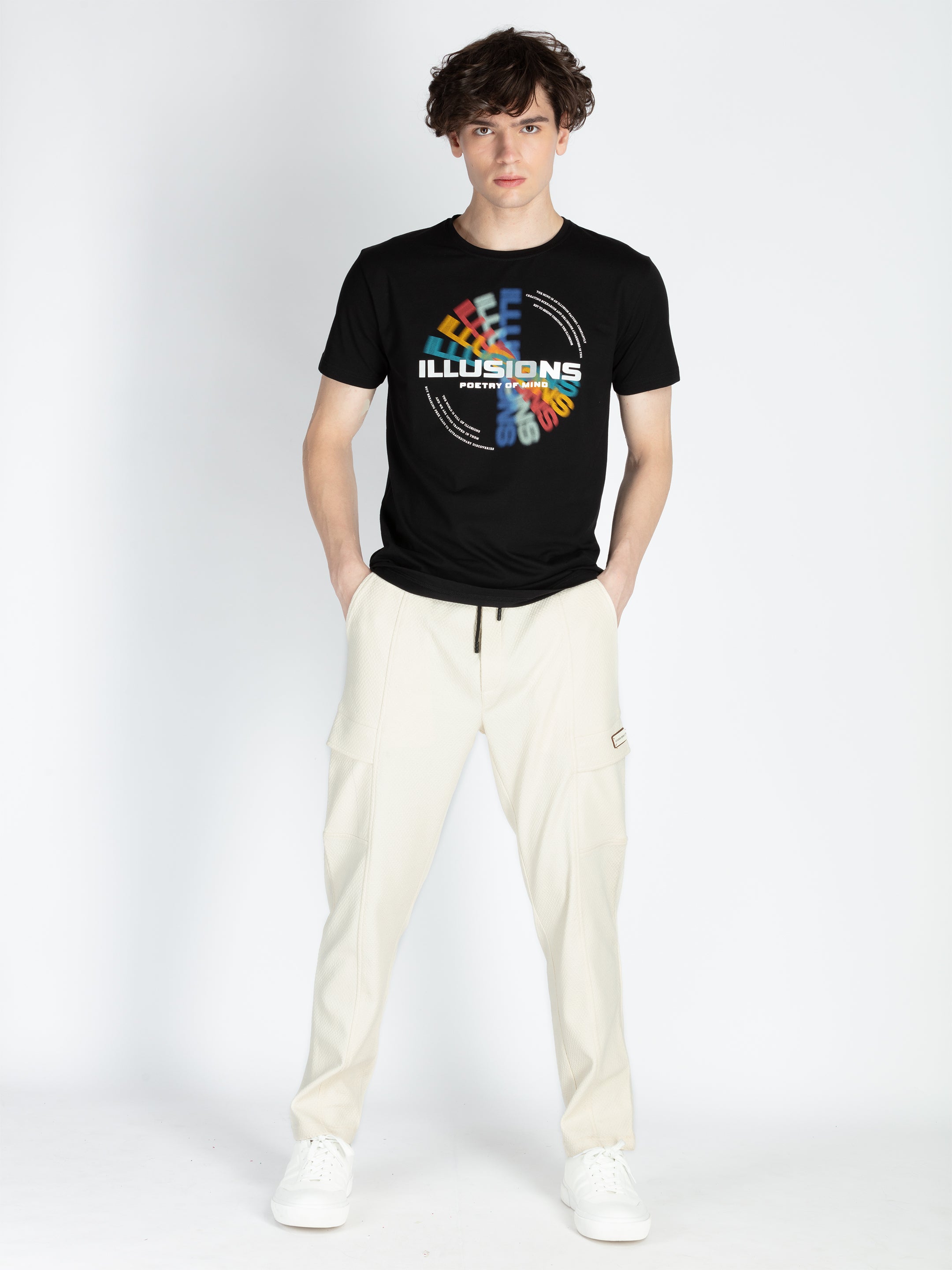 Mens Cut & Sew Track Pants