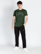 Mens Cut & Sew Regular Fit Track Pants