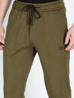 Mens Cut & Sew Regular Fit Track Pants