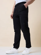 Status Quo Men's Regular Fit Solid Slip-On Track Pant