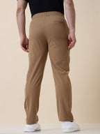 Status Quo Men's Regular Fit Solid Slip-On Track Pant