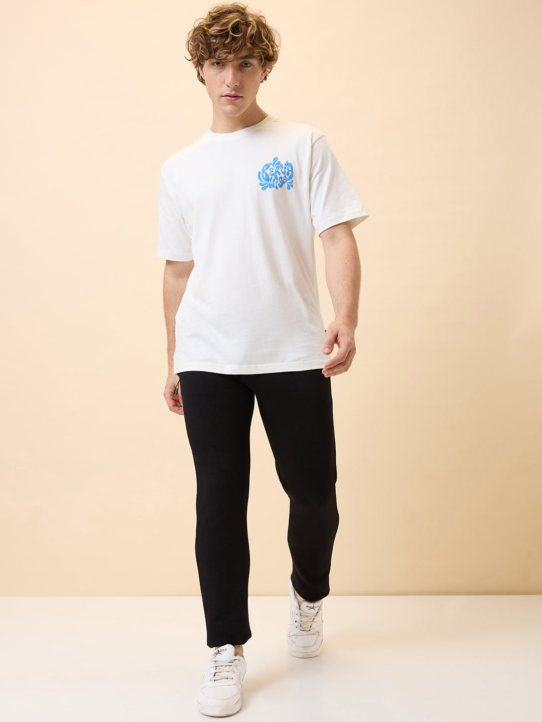 Status Quo Men's Solid Regular Fit Track Pant with Drawstring