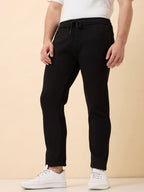 Status Quo Men's Solid Regular Fit Track Pant with Drawstring