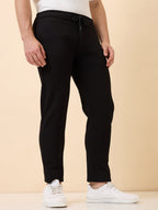 Status Quo Men's Solid Regular Fit Track Pant with Drawstring