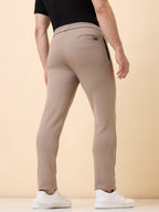 Men's Solid Regular Fit Track Pant with Drawstring