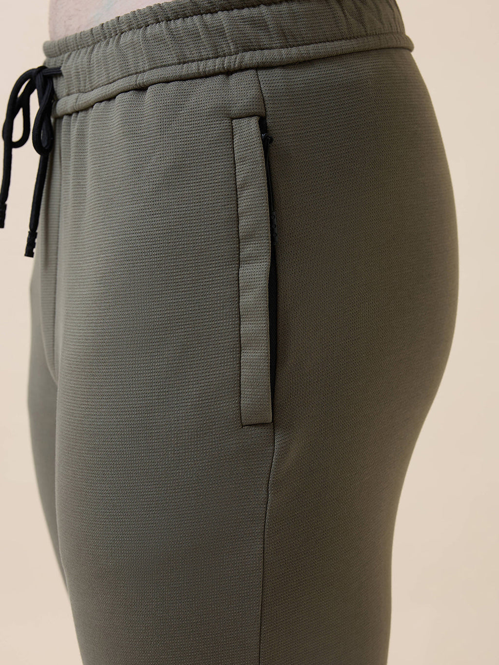 Men's Solid Regular Fit Track Pant with Drawstring