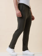 Status Quo Men's Solid Regular Fit Track Pant with Drawstring