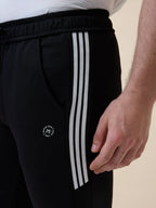 Men's Solid Regular Fit Track Pant with Drawstring