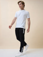 Men's Solid Regular Fit Track Pant with Drawstring