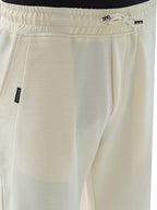 Men's Solid Textured Regular Fit Track Pants with Side Panels & Drawstring