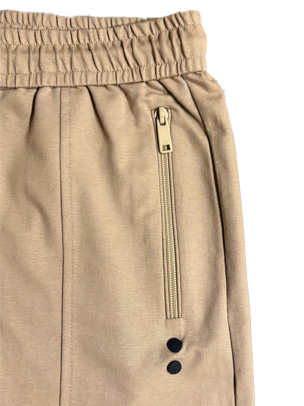 Beige Utility Track Pants