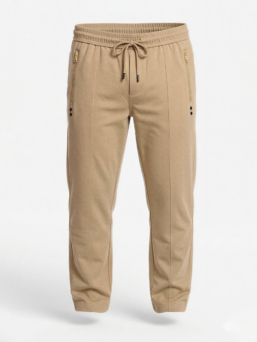 Beige Utility Track Pants