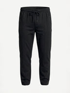 Black Utility Track Pants