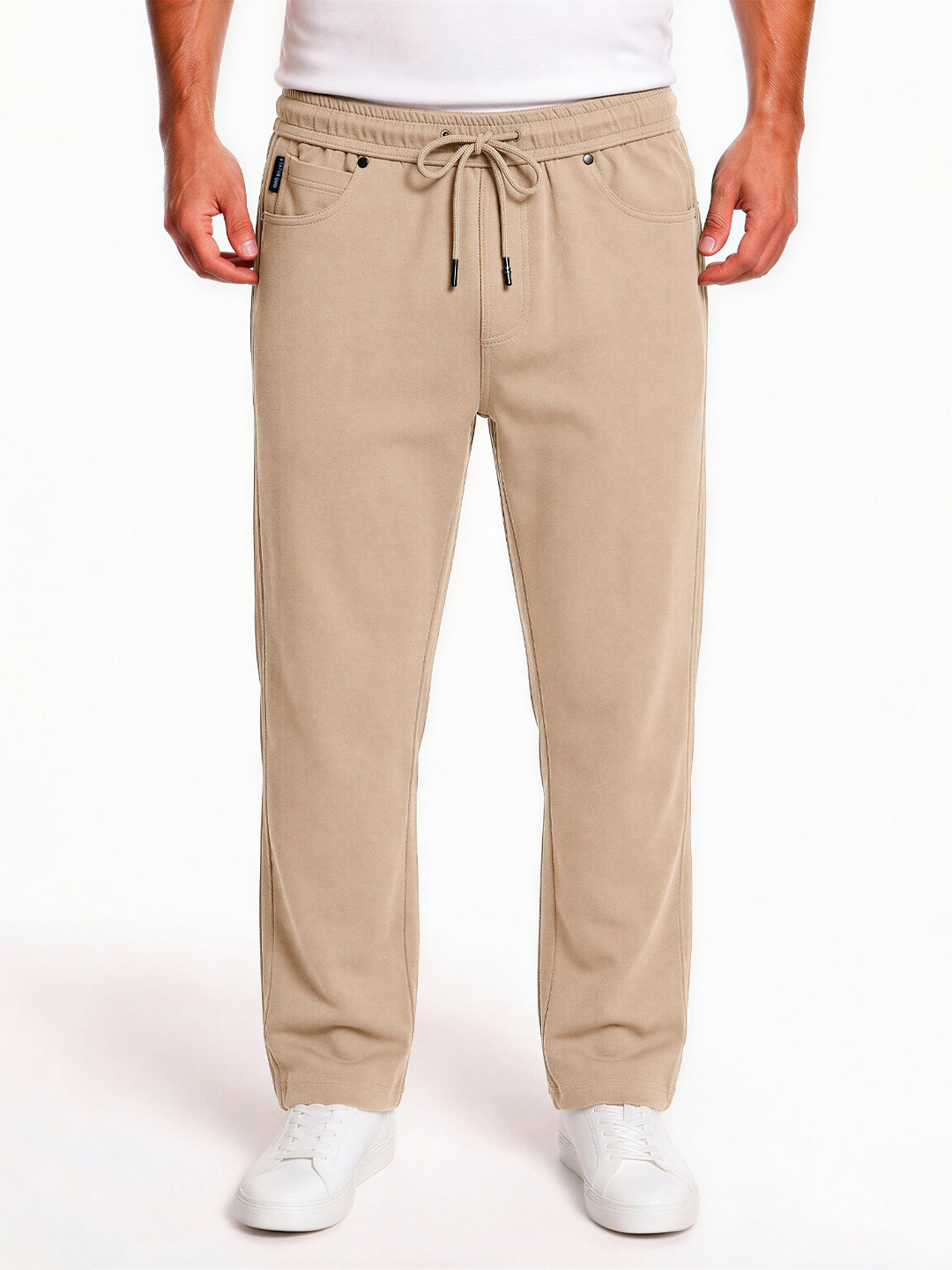 Beige Everyday Comfort Joggers