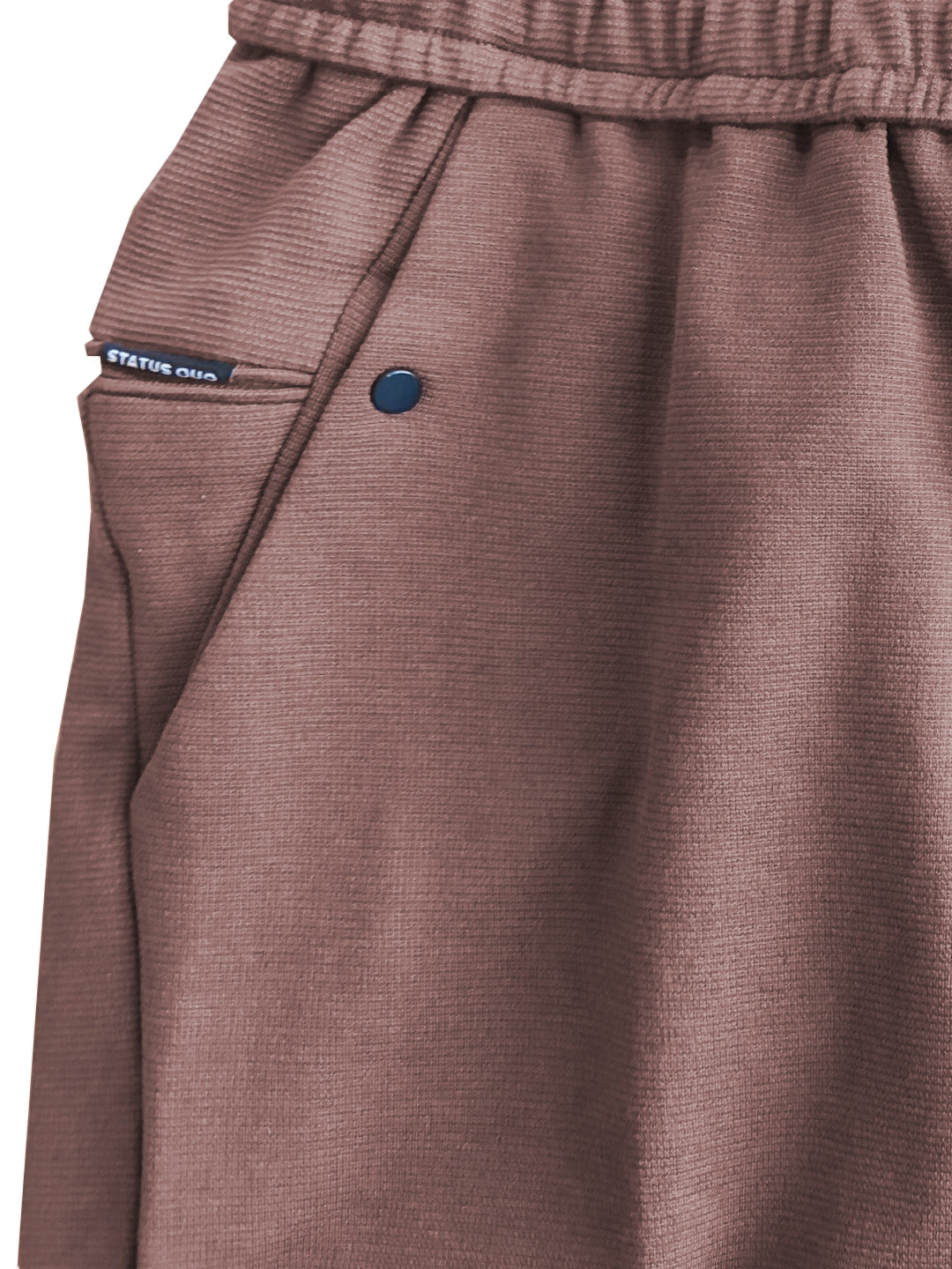 Coffee Textured Track Pants