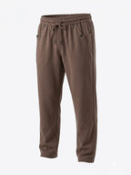 Coffee Textured Track Pants
