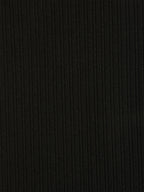 Black Textured Jogger Pants