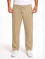 Khaki Textured Track Pants