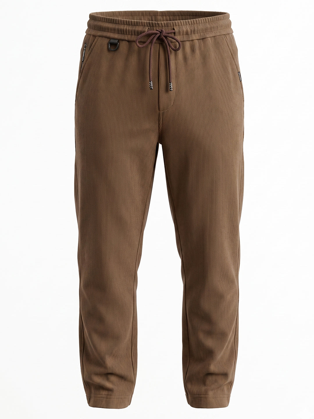 Textured Drawstring Track Pants