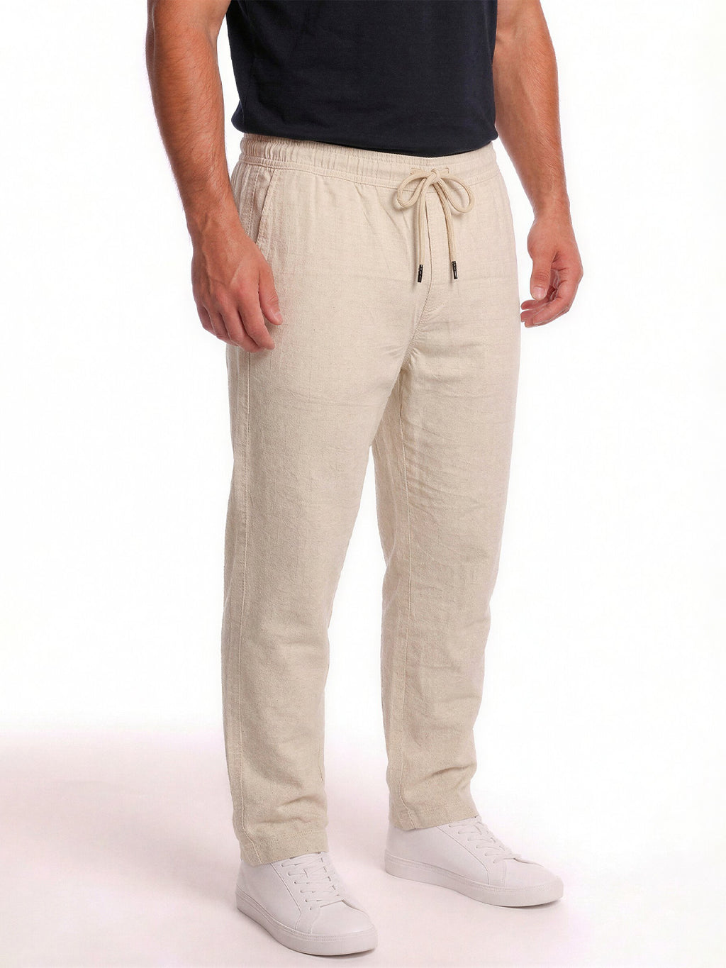 Off White Relaxed Drawstring Trousers