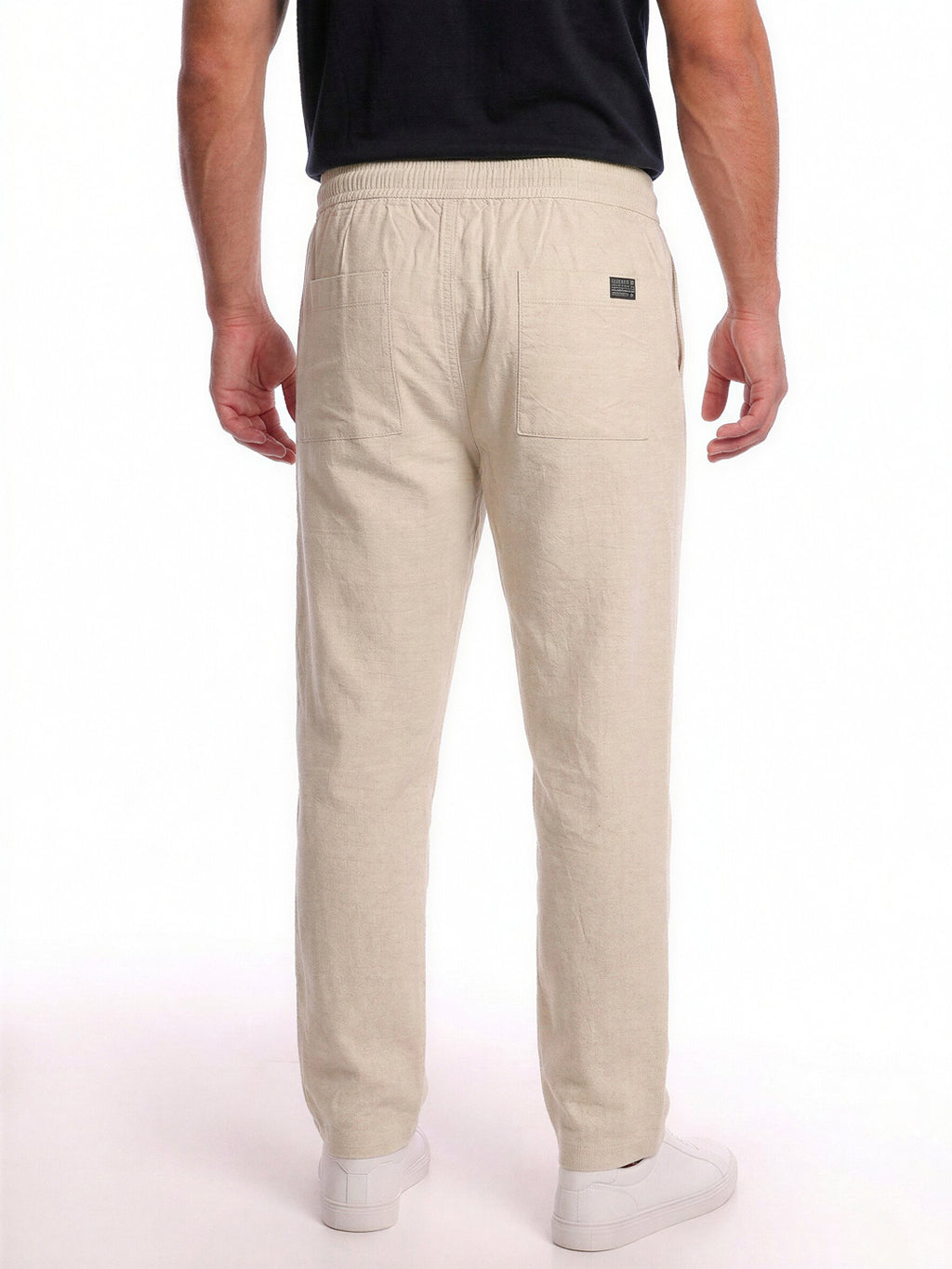 Off White Relaxed Drawstring Trousers