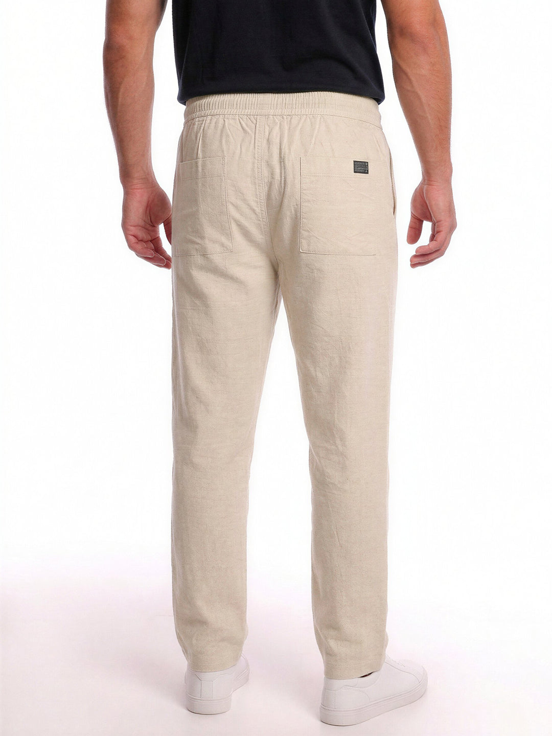 Off White Relaxed Drawstring Trousers