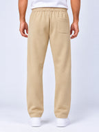Men's Cotton Blend Regular Fit Drawstring Track Pants