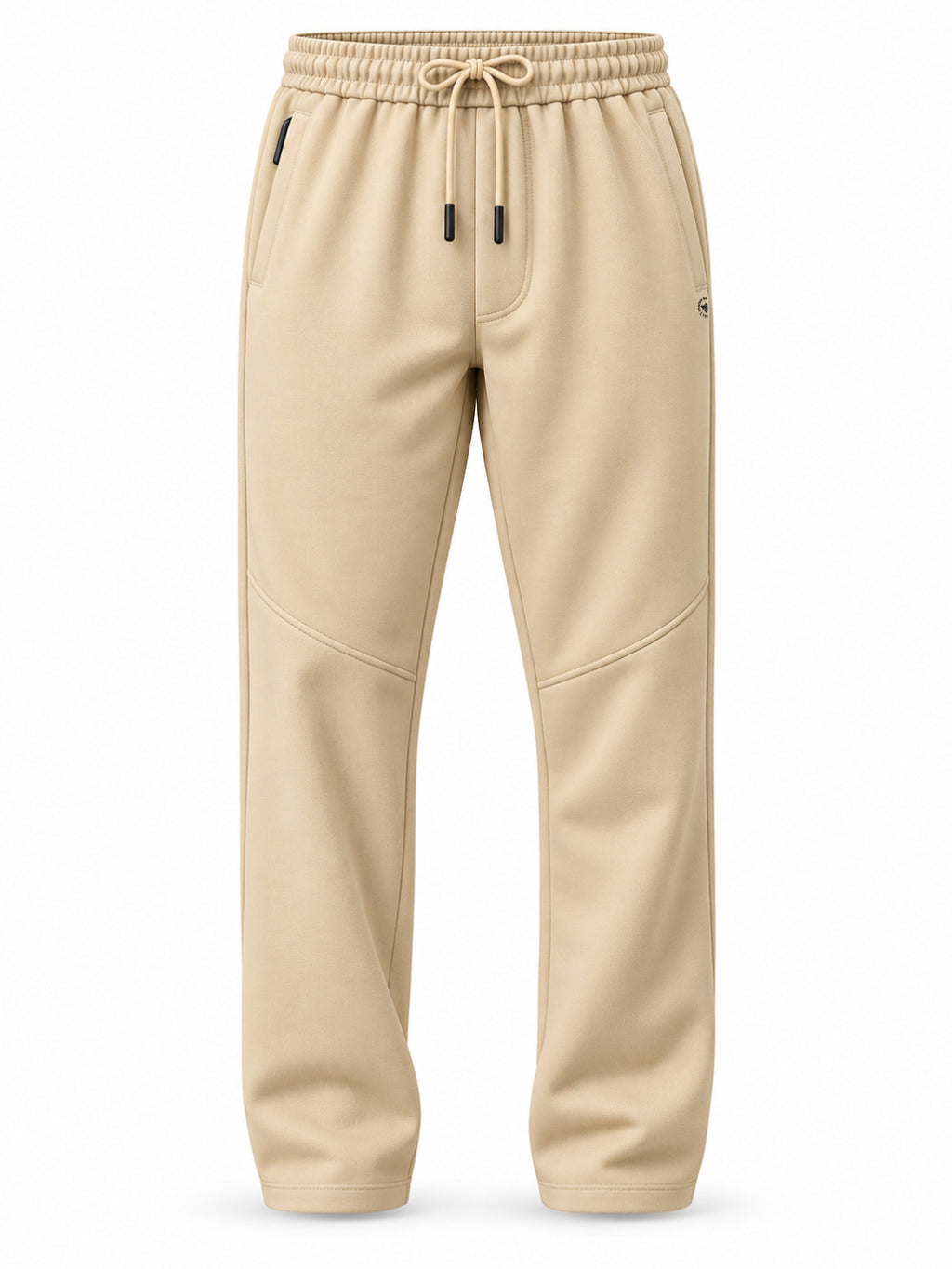 Men's Cotton Blend Regular Fit Drawstring Track Pants