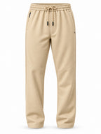 Men's Cotton Blend Regular Fit Drawstring Track Pants